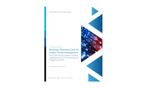 Frost en Sullivan Insight Report Building a Business Case for Insider Threat Management