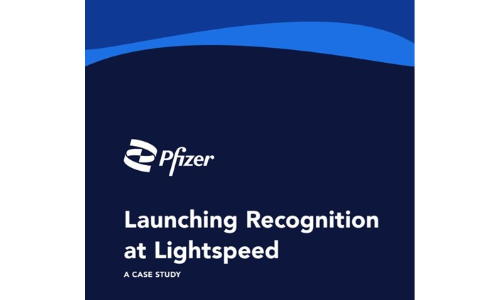 Pfizer case study lancering herkenning bij Lightspeed