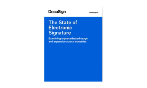 De staat van elektronische handtekening